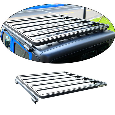 Universal Aluminium 4x4 Aksesoris Pickup Truck Rak Atap untuk Jeep JT Bagasi Rack