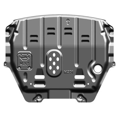 Black Powder Coating 3D Motor Protector Cover Skid Plate untuk perlindungan MINI-R