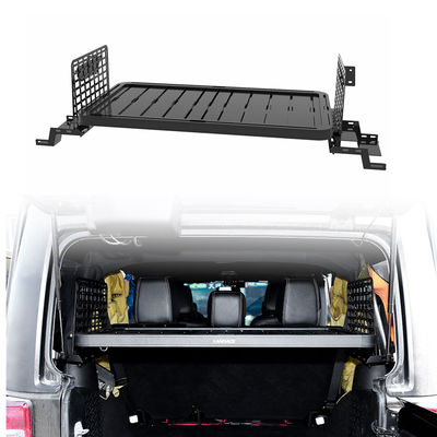 BLACK Aluminium Alloy Tail Foldable Table Camping Cargo Shelf Storage Rack Back Shelf Mudah dipasang