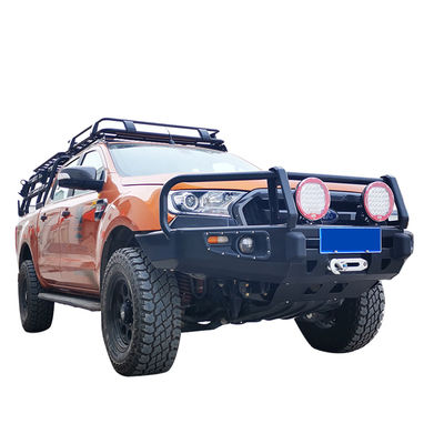 Ford Ranger 4x4 Steel Bumper Guard Body Kit Bull Bar untuk Pemasangan Lubang Mobil Asli