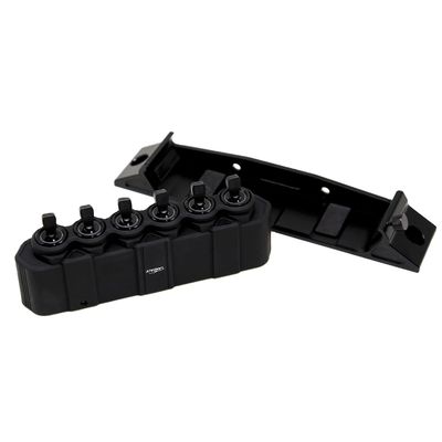 ISO9001 2015 Sertifikasi 6 Gang Aluminium Rocker Switch Panel untuk Bagian Otomotif Kontrol nirkabel