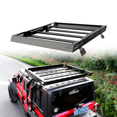 Jeep Wrangler Rubicon JL Roof Rack 1455*1425*113mm untuk Hard Top Cargo Carrier Basket