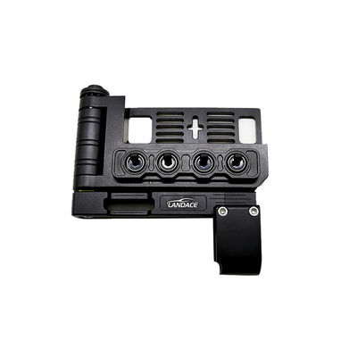 Gaya Desain Mode Alloy Aluminium Wireless Switch Panel Controller Bracket 20.8*20*5.8mm