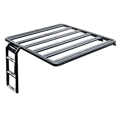 Universal Aluminium Alloy Roof Rail Rack untuk Jeep Wrangler JK Offroad Car Accessories