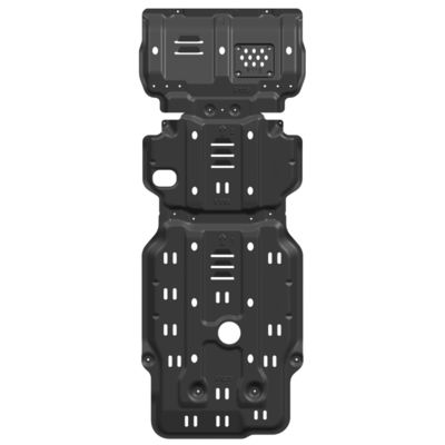4x4 Toyota Tundra Skid Plate Perlindungan Mesin Cat Hitam