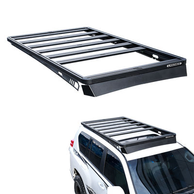 Universal Roof Mount 4x4 Roof Basket untuk LC150 LC200 Aluminium Alloy Perak dan Hitam