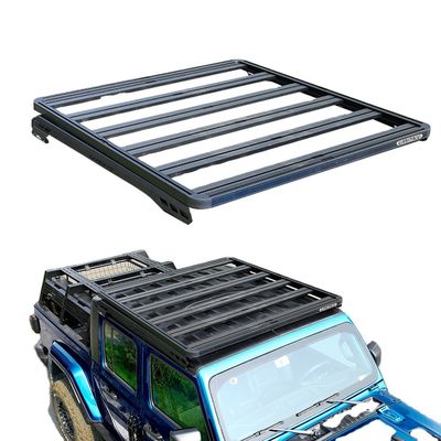 Universal Basket Baggage untuk Jeep Wrangler JL Aluminium Alloy SUV 4x4 Car Roof Racks