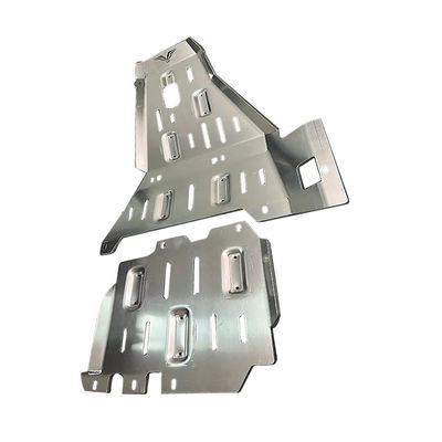Black Off Road Aluminium Skid Plate untuk Perlindungan Undercarriage WranglerJL