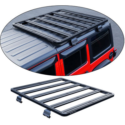 Papan atap Jeep Wrangler JL Cargo Platform rak atap dengan bahan paduan aluminium
