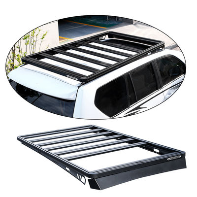 Universal Aluminium Black Roof Rack untuk Toyota LC200 LC79 LC150 300KG kapasitas muat