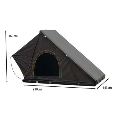 4x4 Aksesoris atap mobil offroad Clamshell Aluminium Hard Shell Tent atap 4 orang