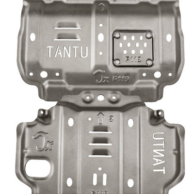 Perak/ Hitam Skid Plate Sets untuk 18Toyota Tundra Radiator Engine Transmission Transfer