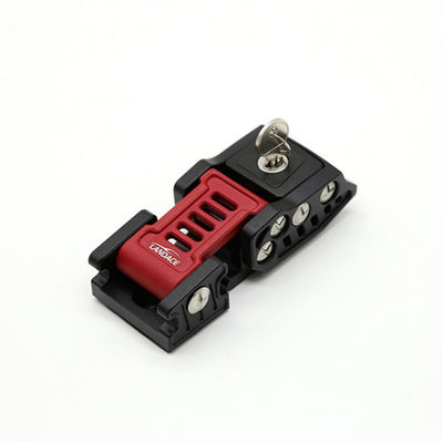 Aluminium Alloy Hood Lock Lock untuk JEEP Wrangler JK/JL Kendaraan Off-road dalam Hitam Merah