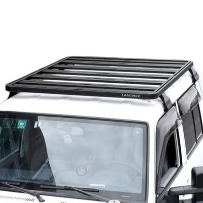 Custom Detachable Aluminium Alloy Roof Rack untuk Toyota Land Cruiser 1400X1320mm