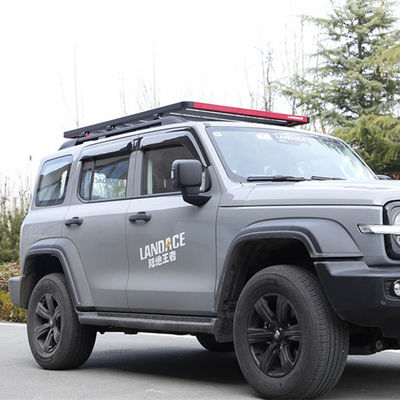 Universal SUV Roof Rack Cargo Carrier Terbuat dari Aluminium Alloy dan SUS304 dengan SUS304 Finish