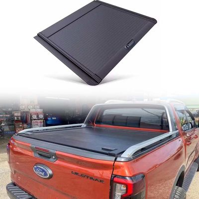 Retractable Roll Up Manganese Steel Aluminium Alloy Pickup Truck Bed Cover Tonneau Cover