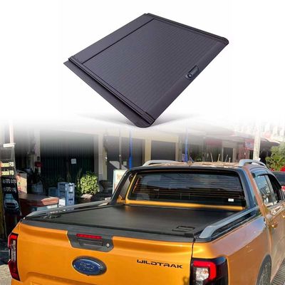 Retractable Roll Up Manganese Steel Aluminium Alloy Pickup Truck Bed Cover Tonneau Cover