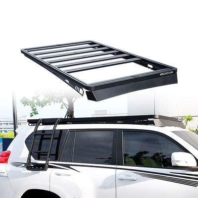 Universal 4X4 Base Baggage Tray Aluminium Alloy Black Cargo Carrier Basket Rak Atap
