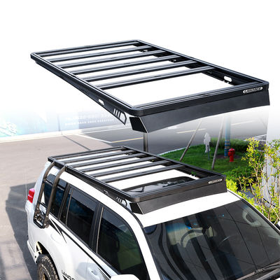 Universal 4X4 Base Baggage Tray Aluminium Alloy Black Cargo Carrier Basket Rak Atap