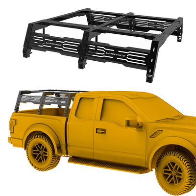 Rak Tempat Tidur Truk Universal Pickup Dapat Disesuaikan Batang Gulungan Kargo Aloi Aluminium 4X4 Off Road