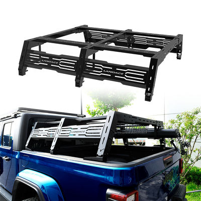 Rak Tempat Tidur Truk Universal Pickup Dapat Disesuaikan Batang Gulungan Kargo Aloi Aluminium 4X4 Off Road