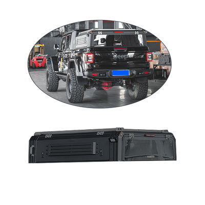 Aluminium Alloy Truck Bed Cover Pickup Tonneau Cover High Bed Canopy untuk Jeep Gladiator