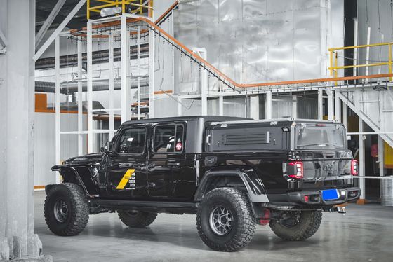 Aluminium Alloy Truck Bed Cover Pickup Tonneau Cover High Bed Canopy untuk Jeep Gladiator