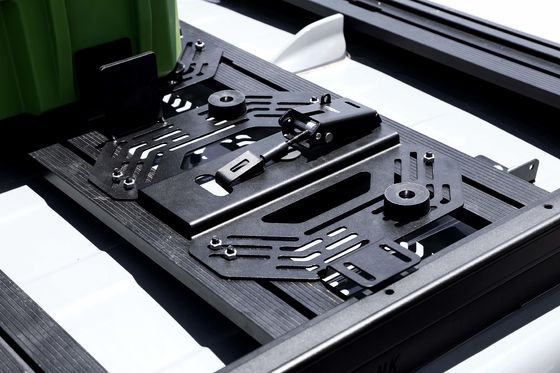 Kotak atap mobil tahan karat Dukungan truk Kotak alat stainless steel Bracket pemasangan