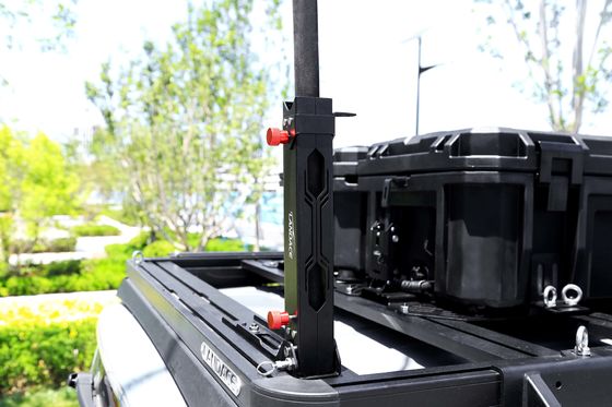 Off Road Aluminium Alloy Car Flag Pole Mount Bracket 308*98.5*51.4mm Finish Anodizing