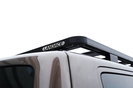 Black Powder Coating Van Car Roof Racks dengan kapasitas beban 200kg dan stainless steel