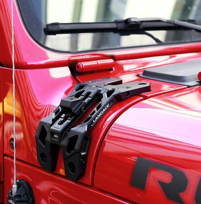 Powder Coating Aluminium Alloy Light Mounting Brackets untuk 4x4 Pillar Light Structure