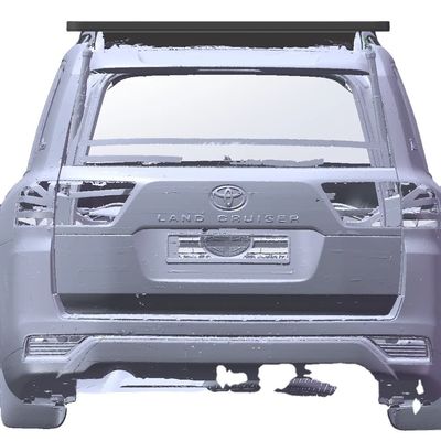 4x4 Aksesoris eksterior kendaraan Rak atap aluminium dengan permukaan lapisan tinggi dan bubuk