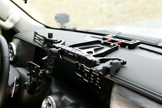 Black Aluminium Alloy Center Console Bracket Pemegang Telepon Seluler untuk GWM's Tank 300