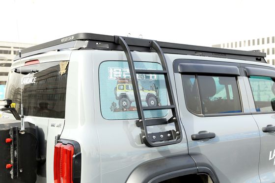 Elektroforesis Mobil Side Ladder Aluminium Alloy Atap Rak Side Ladder