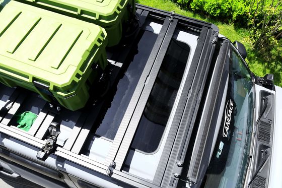 Atap Gunung Alloy Aluminium Hitam Universal Mobil Atap Rak Cross Bar 28kg Batas Berat