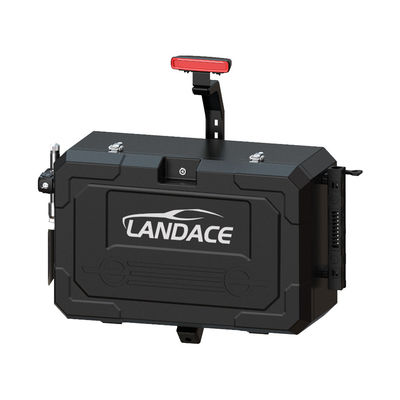 2016-2018 Landace 4x4 Eksterior Aksesoris Bagian Belakang Aluminium Storage Tool Box untuk Jeep