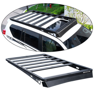 LC300 Rak Bagasi Atap Hitam Off Road Kargo Basket Powder Coated