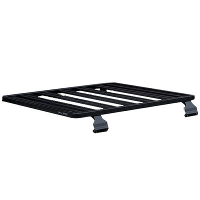 Rak atap berlapis bubuk hitam untuk LC79 Kapasitas 23,5 kg Aluminium 4WD Universal