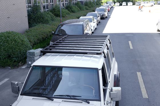 Alloy Aluminium Foot Rails untuk Universal Toyota Nissan Mobil Roof Rack Installation System