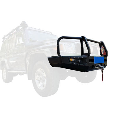 Toyota LC79 Winch Bull Bar Front Bumper Bumper Belakang dengan Pengangkut Ban Jerrycan 20kg