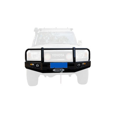 Toyota LC79 Winch Bull Bar Front Bumper Bumper Belakang dengan Pengangkut Ban Jerrycan 20kg