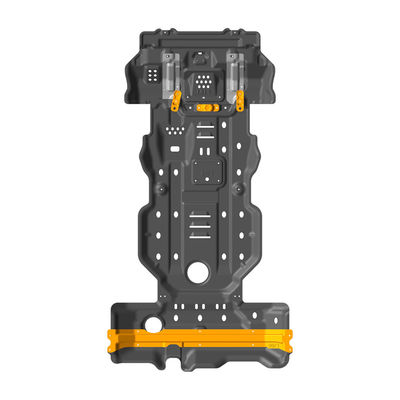 Toyota Prado LC120 Bawah Bawah Body Guard Aluminium Alloy Penutup Mesin Full Skid Plates