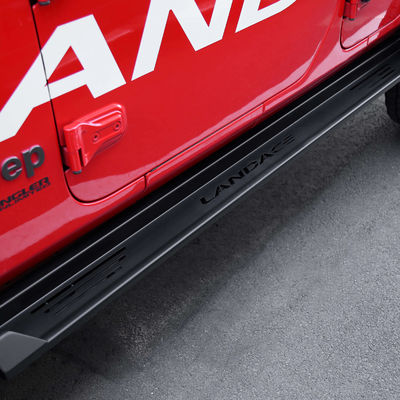 Universal Aluminium Alloy Side Rail dan Langkah Perlindungan untuk Jeep Wrangler JL JK High-