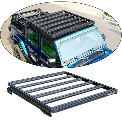 Universal Aluminium 4x4 Aksesoris Pickup Truck Rak Atap untuk Jeep JT Bagasi Rack