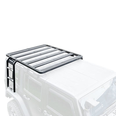 Aluminium Alloy 4x4 Rak atap bagasi untuk Jeep Wrangler JK Mudah instalasi
