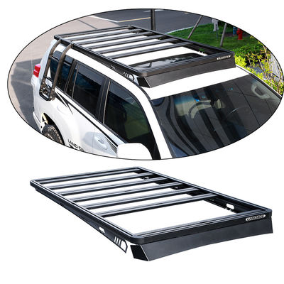 Custom Logo Black Aluminium Roof Rack untuk LC300 LC200 LC76 LC150 untuk Kendaraan Petualangan