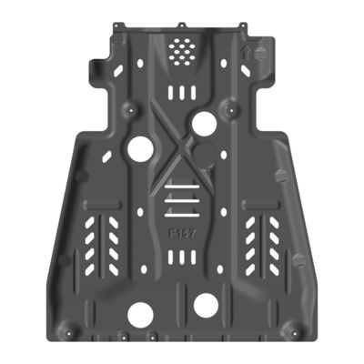 Toyota 4Runner Full Skid Plate Aluminium tahan lama Penutup Mesin Bagian Bawah Chassis Board Guard