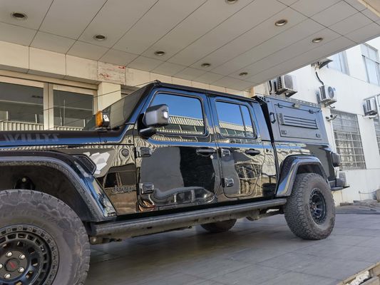 Hard Type Auto Accessories Gladiator JT Aluminium 4x4 Pickup Truck Bed Cover Hardtop Waterproof Canopy untuk Jeep