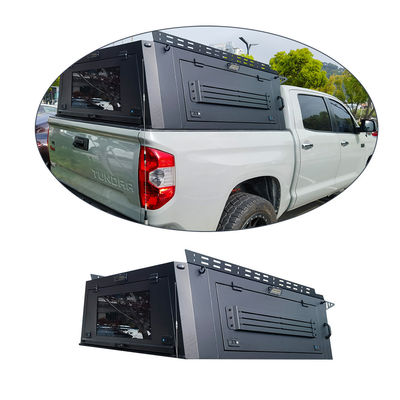 Sistem rak tempat tidur truk baja tahan air untuk kanopi Toyota Tacoma dan penutup hardtop