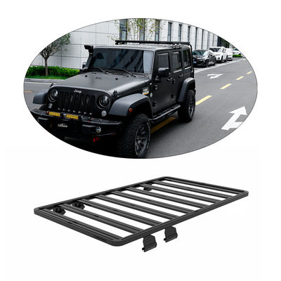 Rak atap paduan aluminium untuk ditempatkan pada Jeep Wrangler 2016 dan Grand Cherokee 2018